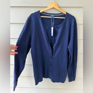 Cutter & Buck Women's Soft Cotton Blend Lakemont Long Sleeve Cardigan Sweater